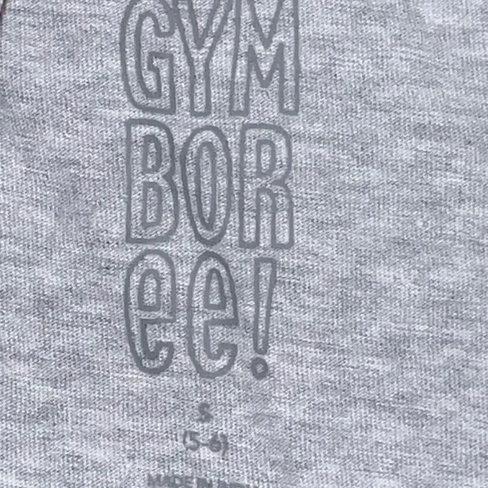 Gymboree Girls Gray Win Learn Graphic Long Sleeve T-Shirt Rainbow Small NWT